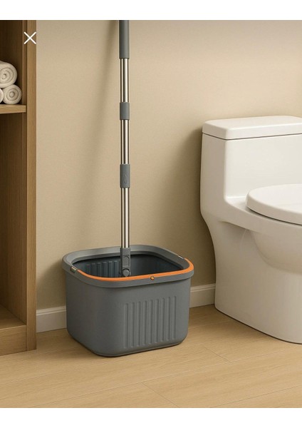 Temiz ve Kirli Suyu Ayıran Mop Seti – 360 Derece Döner Mikrofiber Mop Başlığı, Paspas Seti modelleri