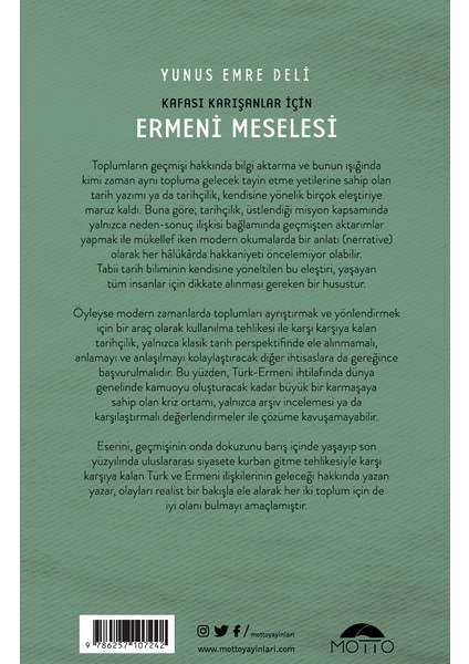 Yayınları Kafası Karışanlar Için Ermeni Meselesi - Yunus Emre Deli fiyatları