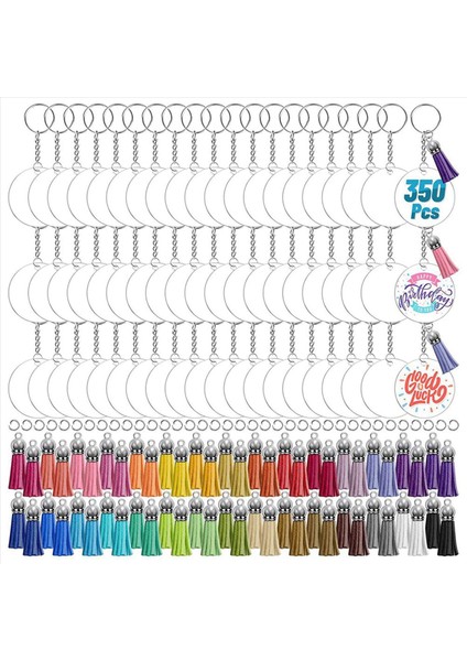 1400PCS Akrilik Açık Anahtarlık Boşlukları Püsküller Atlama Halkaları Dıy Anahtarlık Zanaat Için Anahtarlık Halkaları ile Vinil Için Boşluklar (Yurt Dışından) modelleri