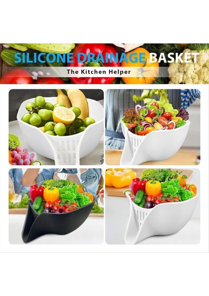 2 Adet Çok Fonksiyonlu Su Filtre Sepeti Çıkıntı Tahliye Sepeti Silikon Lavabo Süzgeç Sepeti Mutfak Aletleri Gri (Yurt Dışından) modelleri