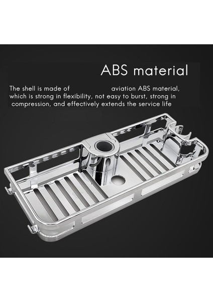 2x Kaldırma Duş Raf Dikdörtgen Çıkarılabilir Depolama Tepsisi Raf Plastik Tutucu Mutfak Banyo Aksesuarları (25MM) (Yurt Dışından) indirimleri