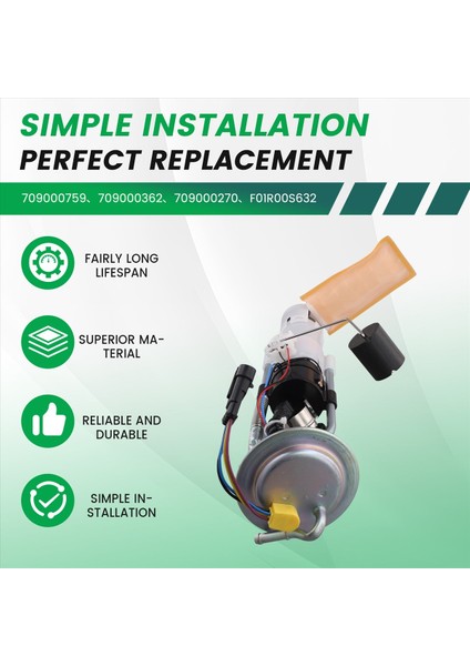 709000759 Can-Am Için Atv Yakıt Pompası 2011-2020 Komutan ve Maverick 800 1000 Atv (Yurt Dışından) indirimleri