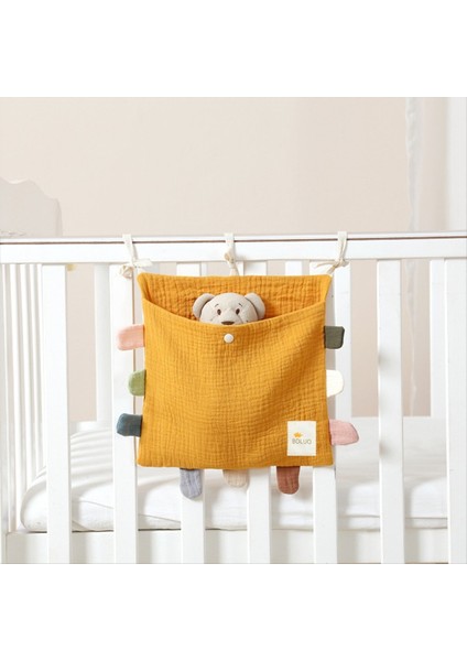 Bebek Yatak Tarafı Organizatör Pamuk Yatak Depolama Çanta Depolama Çantası Bebek Bez Oyuncak Kıyafetleri Için Bebek Asılı Çanta E (Yurt Dışından)