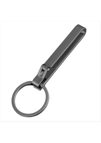 Anahtarlık Cep Klipsi Titanyum Anahtar Tutucu Erkek ve Kadınlar Için Çıkarılabilir Anahtarlama ile Açık Hava Taşınabilir Aracı (Yurt Dışından)