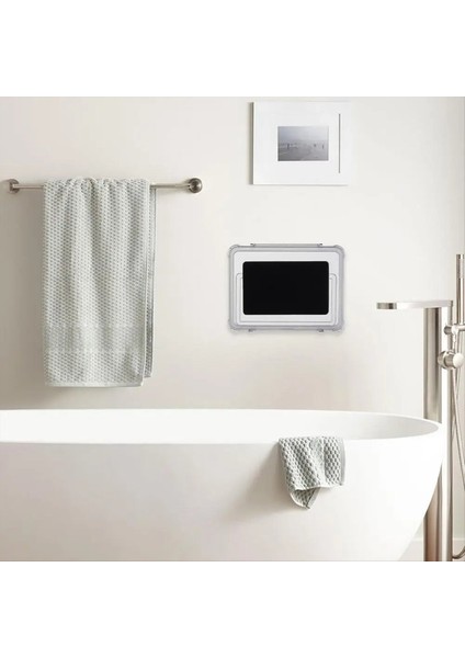 Duş Telefon Monte Banyo Tablet Tutucu Banyo Montaj Ekran Duvar Montaj Duş Telefon Tutucu Mutfak Küveti Için (Yurt Dışından) indirimleri