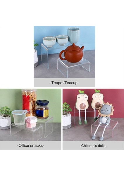 Akrilik Şeffaf U Şeklindeki Depolama Rafı Akrilik Ayakkabı Rafı Bölücü Masaüstü Kozmetik Ekran Rafı B (Yurt Dışından) modelleri