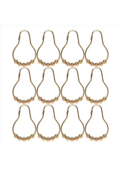 Pas Geçirmez Duş Perdesi Kancalar Duş Perdeleri Için Sürtünmesiz Paslanmaz Çelik Çubuklar Cilalı Altın Seti 72 Kanca (Yurt Dışından) fiyatları