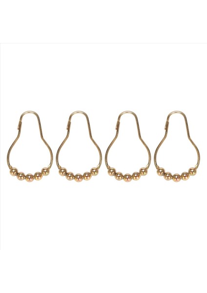 Pas Geçirmez Duş Perdesi Kancalar Duş Perdeleri Için Sürtünmesiz Paslanmaz Çelik Çubuklar Cilalı Altın Seti 72 Kanca (Yurt Dışından) modelleri