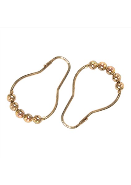 Pas Geçirmez Duş Perdesi Kancalar Duş Perdeleri Için Sürtünmesiz Paslanmaz Çelik Çubuklar Cilalı Altın Seti 72 Kanca (Yurt Dışından) fırsatları