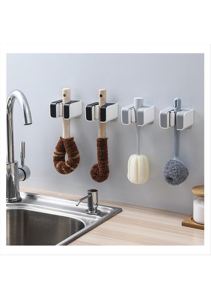 Ousuwo Duvara Monte Mop Süpürge Tutucu Yapışkan Çok Amaçlı Kancalar Süpürge Askı Mutfak Banyo Aksesuarları Setleri A (Yurt Dışından) indirimleri