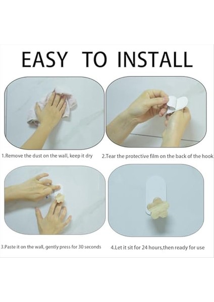 8 Adet Şekilli Kancalar Çocuk Odası Dekoratif Kancalar Ahşap Ceket Kancaları Asma Ceket Giysileri Için Yapışkanlı Monte Duvar Kancası B (Yurt Dışından) fiyatları