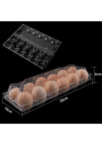 96PCS Plastik Yumurta Kartonları Toplu Açık Tavuk Yumurta Tepsisi Tutucu Aile Mera Tavuk Çiftliği Iş Pazarı- 12 Izgara (Yurt Dışından) indirimleri