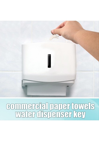 16PCS Kağıt Havlu Dispenser Anahtarı Metal ve Plastik Tuvalet El Kağıt Doku Dispenser 16 Anahtar Halkalı Anahtar Değiştirme (Yurt Dışından) modelleri