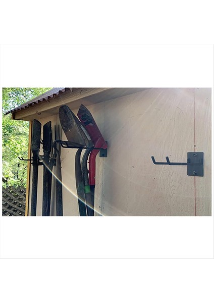 Ağır Hizmet Depolama Organizatör Çelik Duvar Montajı Bahçe Araçları Kürek Tırmık Süpürge Organizatör Duvar Kancası 2 Pcs (Yurt Dışından) indirimleri