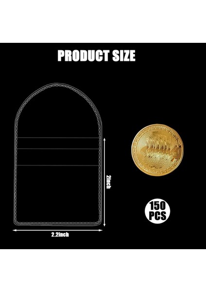 150PCS Tek Cep Sikke Flip Para Kılıf Tutucuları Temiz Pvc Para Koruyucular Plastik Para Tutucuları (2 2 x 2 Inç Kare) (Yurt Dışından) indirimleri