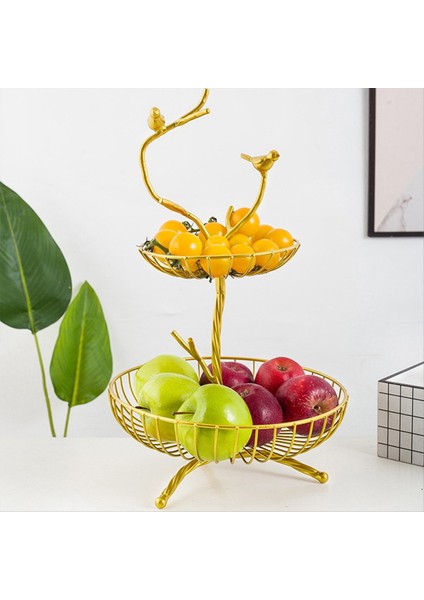3 Katmanlı Meyve Sepeti Tutucu Dekoratif Meyve Kasesi Raf Metal Standı Tablo Tezgahı Sebzeler Için Ekmek Atıştırmalık (Yurt Dışından) fiyatları
