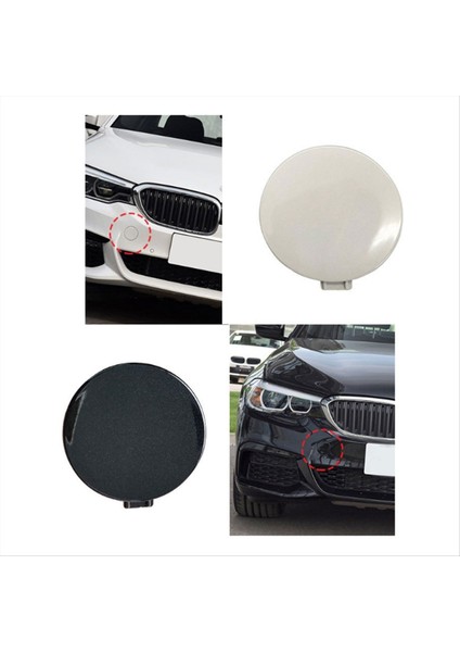 Bmw 5 Serisi G30 G38 2017-2020 Siyah Için Araba Ön Tampon Tow Hook Kapak Kapağı 51118068068 (Yurt Dışından) fırsatları
