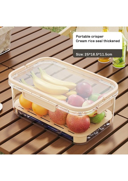 Taşınabilir Buzdolabı Taze Tutma Kutusu Kollu Büyük Kapasiteli Taşınabilir Net Buzdolabı Için Meyve Saklama Kapları (Yurt Dışından) indirimleri