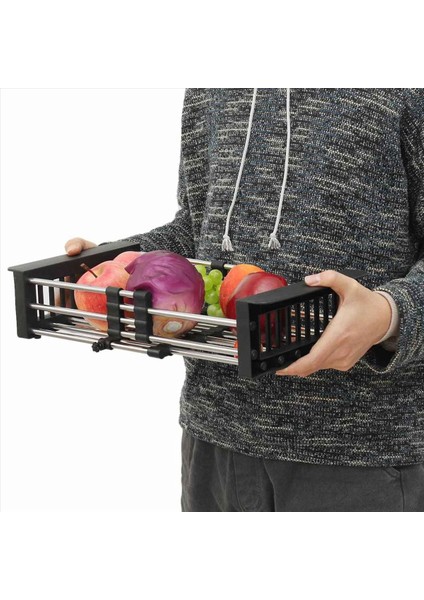 8x Ayarlanabilir Lavabo Bulaşık Raf Tutucu Mutfak Mutfak Lavabo Depolama Rafı Düzenleme Raf Meyveleri A-26 x 21 5 x 8cm (Yurt Dışından) fiyatları