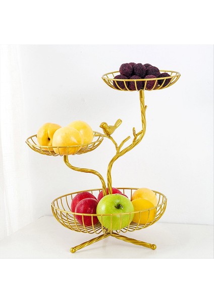 3 Katmanlı Meyve Sepeti Tutucu Dekoratif Meyve Kasesi Raf Metal Standı Tablo Tezgahı Sebzeler Için Ekmek Atıştırmalık (Yurt Dışından) indirimleri