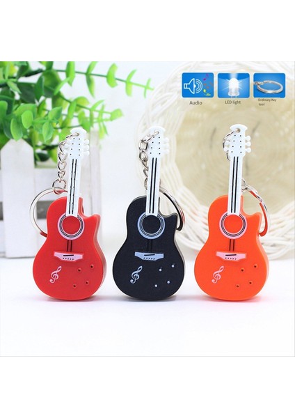Turuncu Keman Anahtar Kolyesi Anahtarlık Kolye Aksesuarları LED Işık Anahtarı Keman Anahtar Kileti (Yurt Dışından) indirimleri