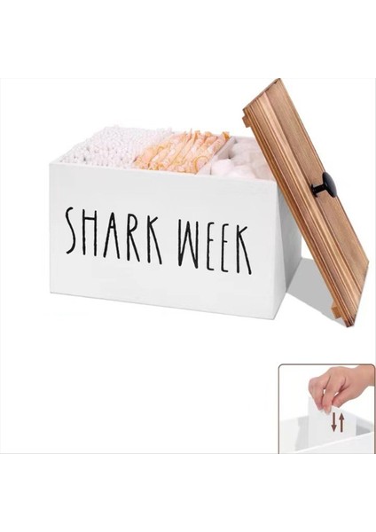 2pcs Tampon Tuter Banyo Ahşap Banyo Depolama Kutusu Ahşap Ahşap Hareketli Bölme Organizatörü Kadınsı Organizatör (Yurt Dışından) fırsatları