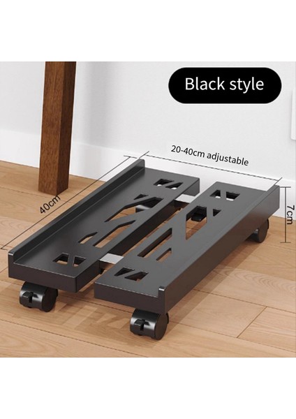Ayarlanabilir Mobil Cpu Stand Havalandırılmış Bilgisayar Kulesi Stand Pc Tower Stand 4 Çember Tekerlekleri Masa Tutucu Altında (Yurt Dışından) indirimleri