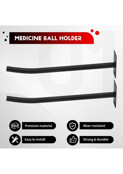 Tıp Topu Tutucu Egzersiz Topu Duvar Rafı Spor Salonu Garaj Depolama Yoga Topu Yoga Topu/istikrar Topu/basketbol Için (Yurt Dışından) indirimleri