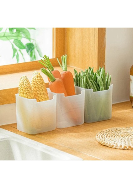 Buzdolabı Gıda Taze Saklama Kutusu Buzdolabı Yan Kapı Meyve Baharat Gıda Kasa Konteyner Mutfak Organizatör Saklama Kutuları (Yurt Dışından) fiyatları