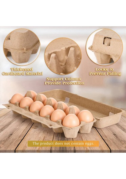 60PCS Karton Yumurta Kartonları Boş Kağıt Hamuru Yumurta Kartonları Bir Düzine Yumurta Karton Kaplar Boş Yumurta Tepsisi Hamuru Yumurta Tutucu (Yurt Dışından) indirimleri