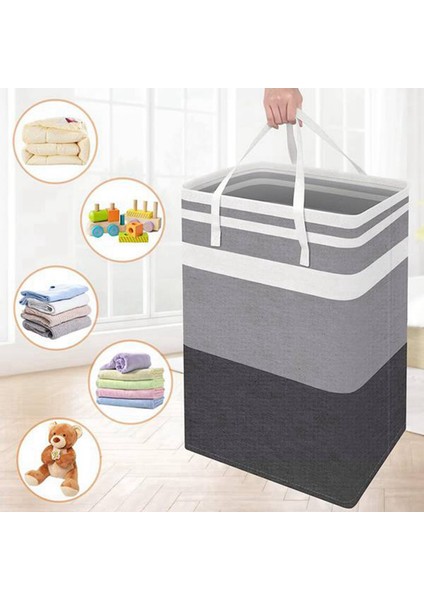 2x 75L Çamaşır Sepet Çantası Su Geçirmez Yıkama Sepetleri Giysiler Için Uzatılmış Kulplı Çamaşır Çamaşır Sepeti A (Yurt Dışından) fiyatları