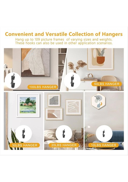 220 Pcs Resim Askıları 5 Boyutta Resim Asma Kiti Resim Çerçevesi Askıları Resim Için Çerçeve Askısı Kiti Tuval Ayna (Yurt Dışından) fiyatları