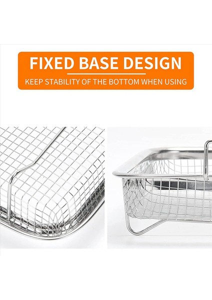 4pcs Fırın Paslanmaz Çelik Izgara Sepeti Yapışmaz Örgü Sepet Hava Fritöz Tepsisi Tel Izgara Sepeti Için Hava Fritöz Sepeti (Yurt Dışından) indirimleri