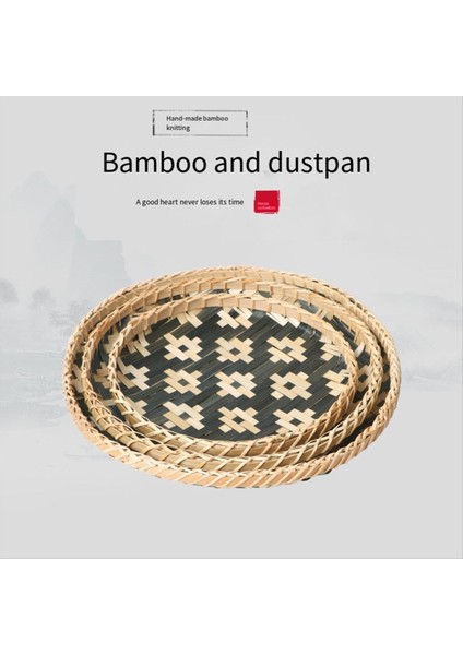 3pcs Renkli Dumpan Yeni Yıl Arifesi Dekorasyonları Ev Dekoru Yemek Tabağı Japon Tarzı Bambu Dokuma (Yurt Dışından) fiyatları