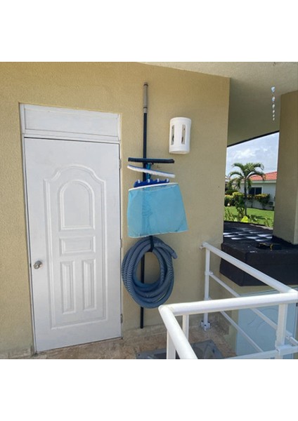 Çok Amaçlı Kanca Taşınabilir Vakum Hortumları Yaprak Tırmıkları Havuz Alet Organizatör Yüzme Havuzu Temizlik Aksesuarları (Yurt Dışından) fırsatları