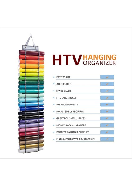 24 Bölmeler Vinil Depolama Organizatör Tutucu Asma Çanta El Sanatları Viniller Rulo Depoları Rafı Kapı Odanın Arkasında Asılı Cep (Yurt Dışından) modelleri
