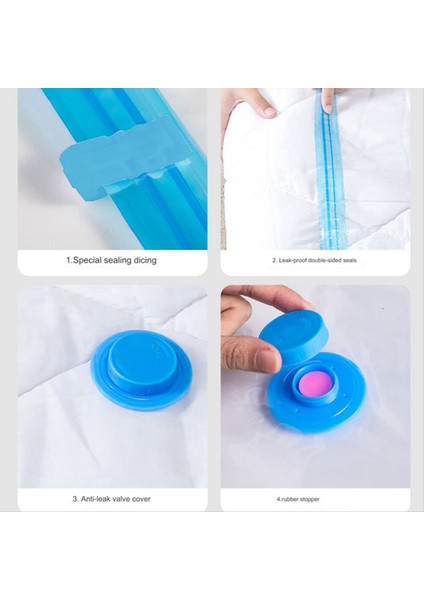 Kapasiteli Vakum Torbası Paketi Giysiler Için Sıkıştırılmış Organizatör Mühür Torbaları Katlanabilir Depolama Çantası (Yurt Dışından) modelleri