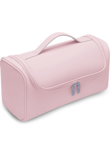 Taşınabilir Gizli Kanca Saç Kurutma Kutusu Kayma Önleyici Kuaförlük Alet Çantası Su Geçirmez Büyük Kapasiteli Depolama Çantası Pembe (Yurt Dışından)