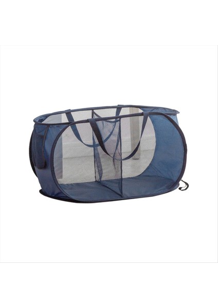 Nefes Alabilen Örgü Katlanır Çamaşır Sepeti Ev Kirli Kıyafetler Depolama Organizatör F (Yurt Dışından)