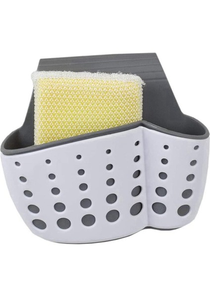 2x Lavabo Caddy-Sünger Tutucu- Mutfak Lavabo Sabun Tutucu-Plastik Eyer Musluk-Kabar-Sınırlı Organizatör Fırçalar Süngerler (Yurt Dışından) modelleri