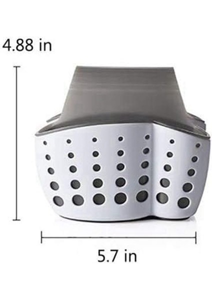2x Lavabo Caddy-Sünger Tutucu- Mutfak Lavabo Sabun Tutucu-Plastik Eyer Musluk-Kabar-Sınırlı Organizatör Fırçalar Süngerler (Yurt Dışından) fırsatları