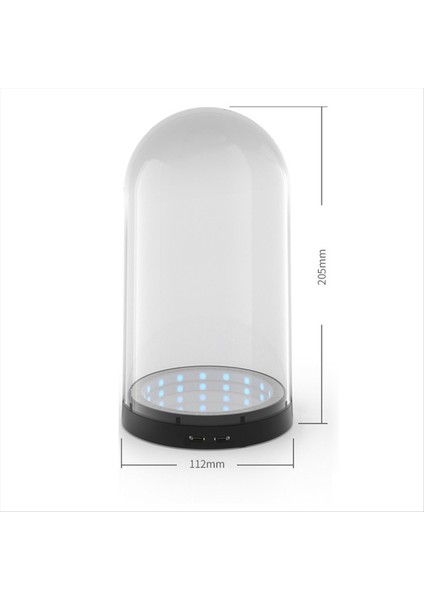 Oyun Bebek Bin Katmanlı Ayna Ses Kontrollü Rgb Aydınlatma Ekran Kutusu Figürü Şeffaf Depolama Kutusu (Yurt Dışından) fırsatları