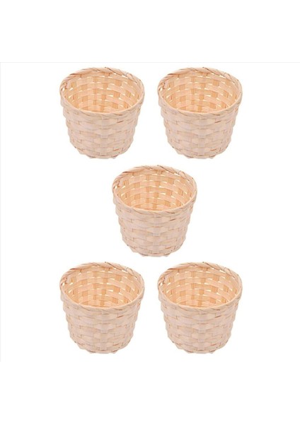 10 Adet Mini Dokuma Sepetleri Parti Favedileri Için Tutamak Olmayan Sepetler Çeşitli Durumlara Uygun Dekor (7 5X6CM) (Yurt Dışından) fiyatları