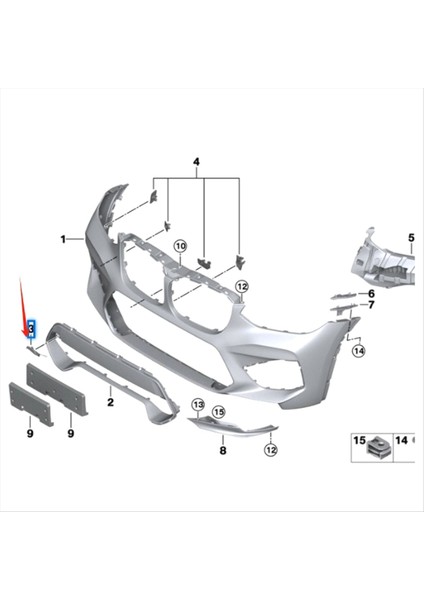 Araba Ön Tampon Çekme Hitch Kapak Çekme Hook Göz Kapağı Kapak Boyasız 51118082477 Bmw X3 X4 2019-2021 (Yurt Dışından) fırsatları