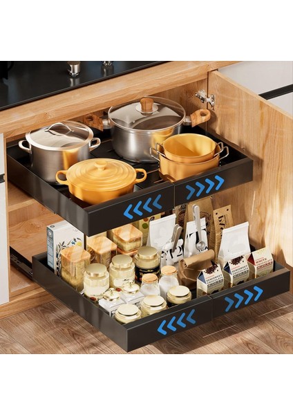 Dolap Organizatörü Genişletilebilir Ayarlanabilir Genişlik (11 81 Inç-18 1 Inç W) Mutfak Banyosu Için Çekmeceleri Kaydırın (Yurt Dışından) fiyatları