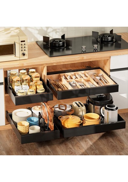 Dolap Organizatörü Genişletilebilir Ayarlanabilir Genişlik (11 81 Inç-18 1 Inç W) Mutfak Banyosu Için Çekmeceleri Kaydırın (Yurt Dışından) modelleri