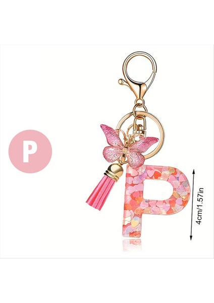 N Style Mektup Anahtarlık Sevimli Ilk Mektup Anahtarlık Tutma Kolye (Yurt Dışından) fiyatları