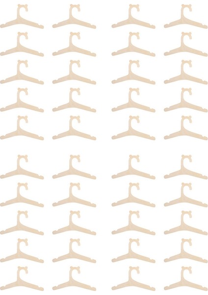 40 Pcs Bebek Yaratıcı Askı Rafı Bebek Ahşap Kıyafetler Ev Ev Kızlar Prenses Oda Kreş Dekoru Çocuklar Için Mevcut (Yurt Dışından)