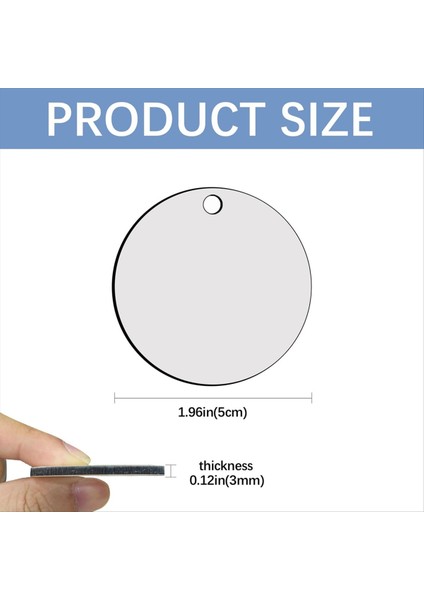 Sublimasyon Anahtarlık Boşlukları Çift Side 80 Mdf Süblimasyon Anahtarları Boş 160 Halka ve Klips (Yurt Dışından) fiyatları