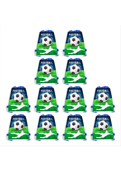 Futbol Dokunmayan Ler Çanta Futbol Şeker Paketleme Atıştırmalıkları Depolama Çantaları Çocuklar Için Sırt Çantası Çekme Spor Partisi D (Yurt Dışından)